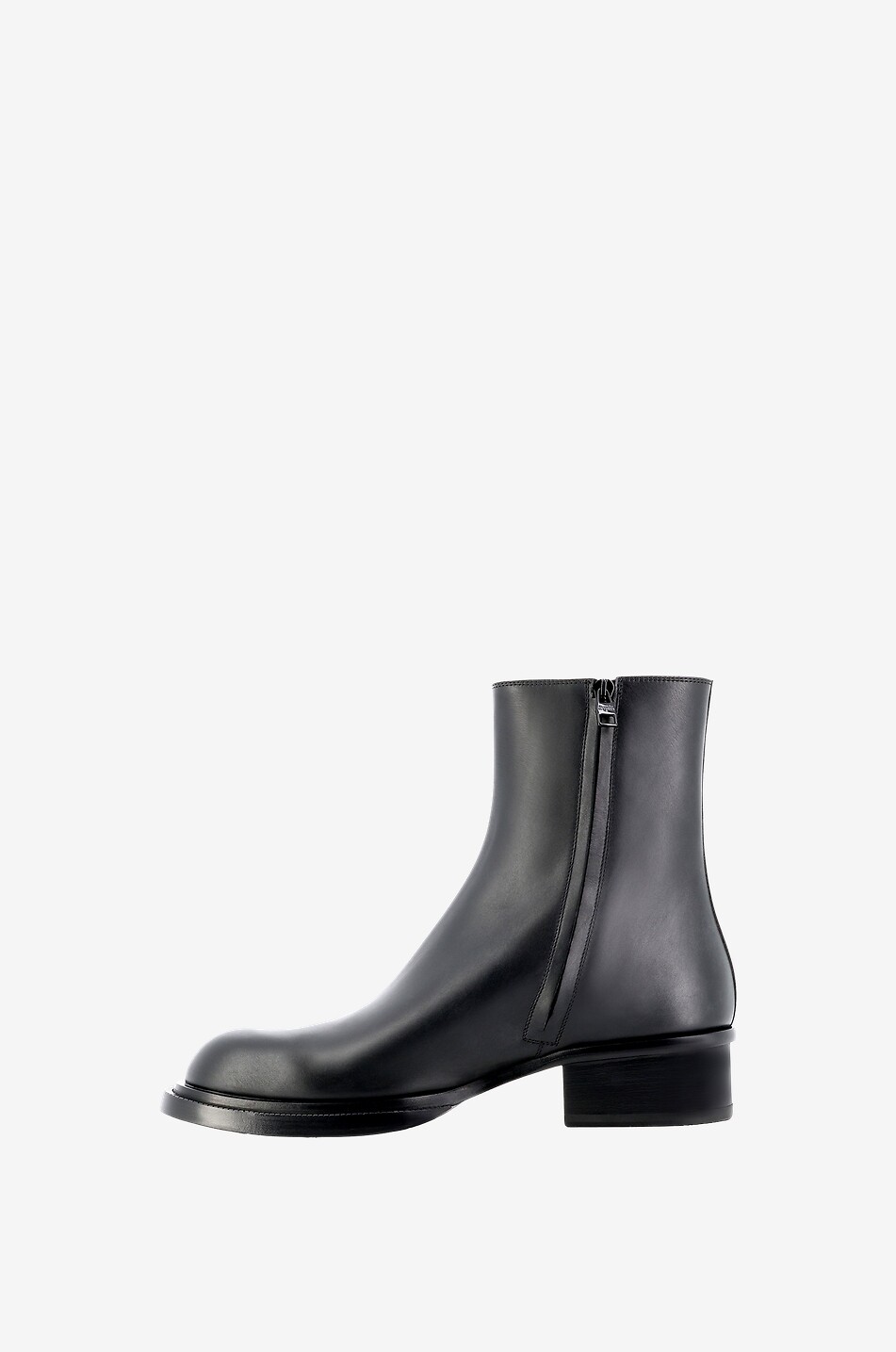 ALEXANDER McQUEEN Stiefel aus Glattleder Herren SCHWARZ 3