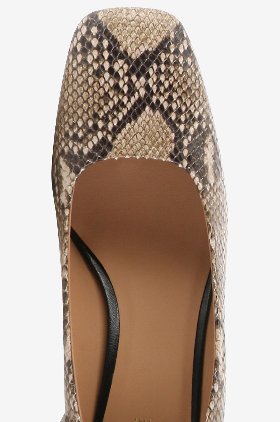 BONGENIE Python effect leather block heel pumps Women MULTI COLOURED 5