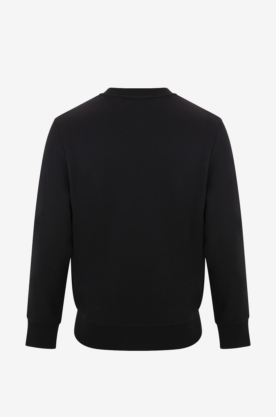 MONCLER Double logo and monogram patch crewneck sweatshirt Men BLACK 2