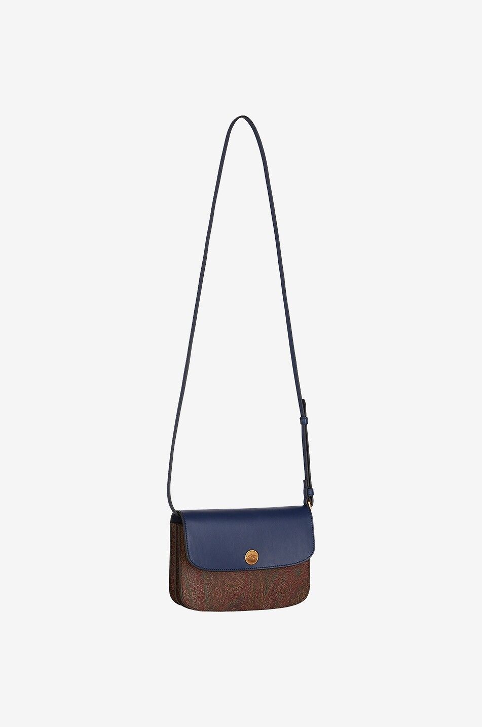 ETRO Etro Essential bi-material mini cross body bag Women DARK BLUE 2