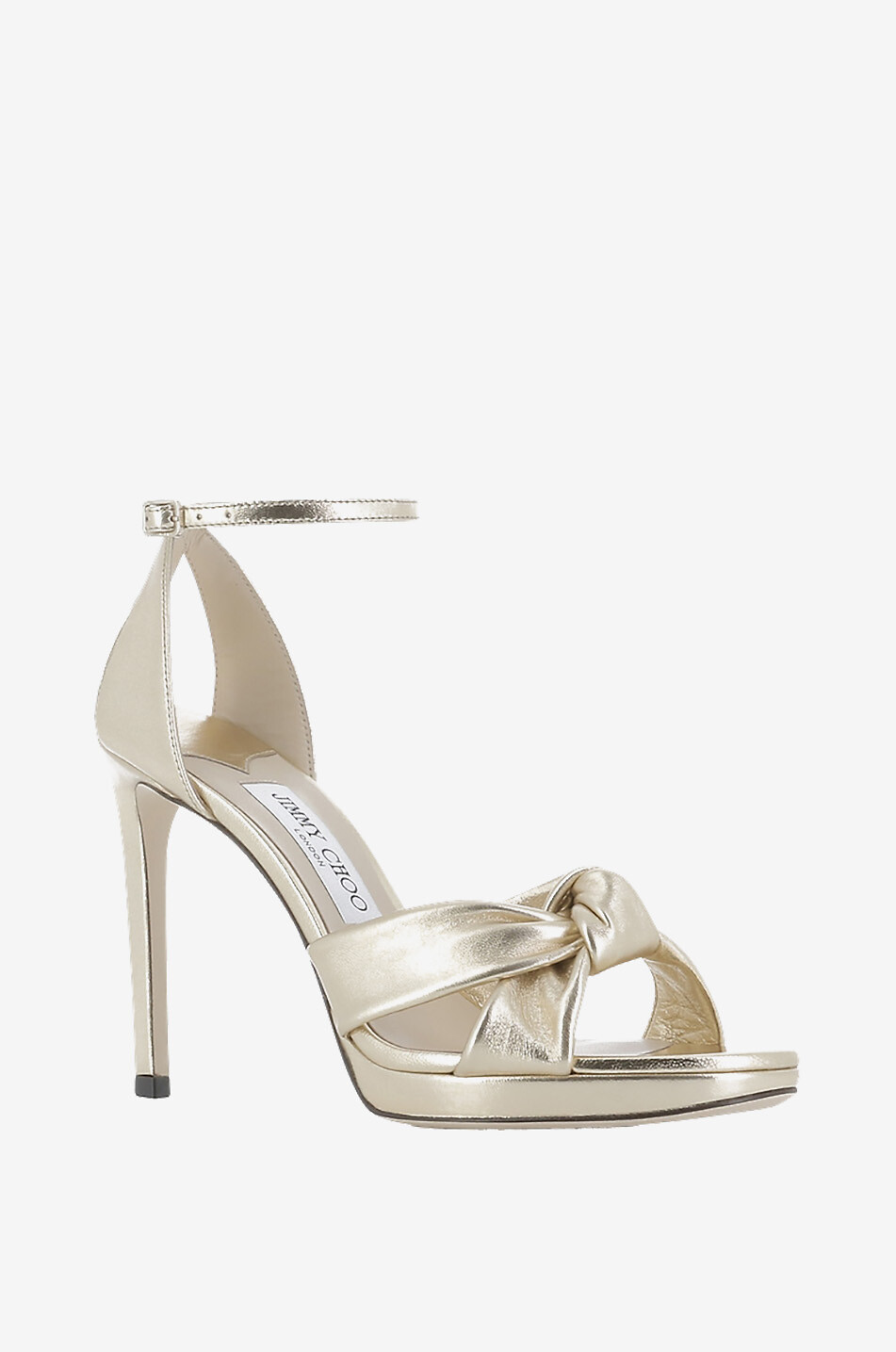 Rosie 100 metallic leather heeled sandals