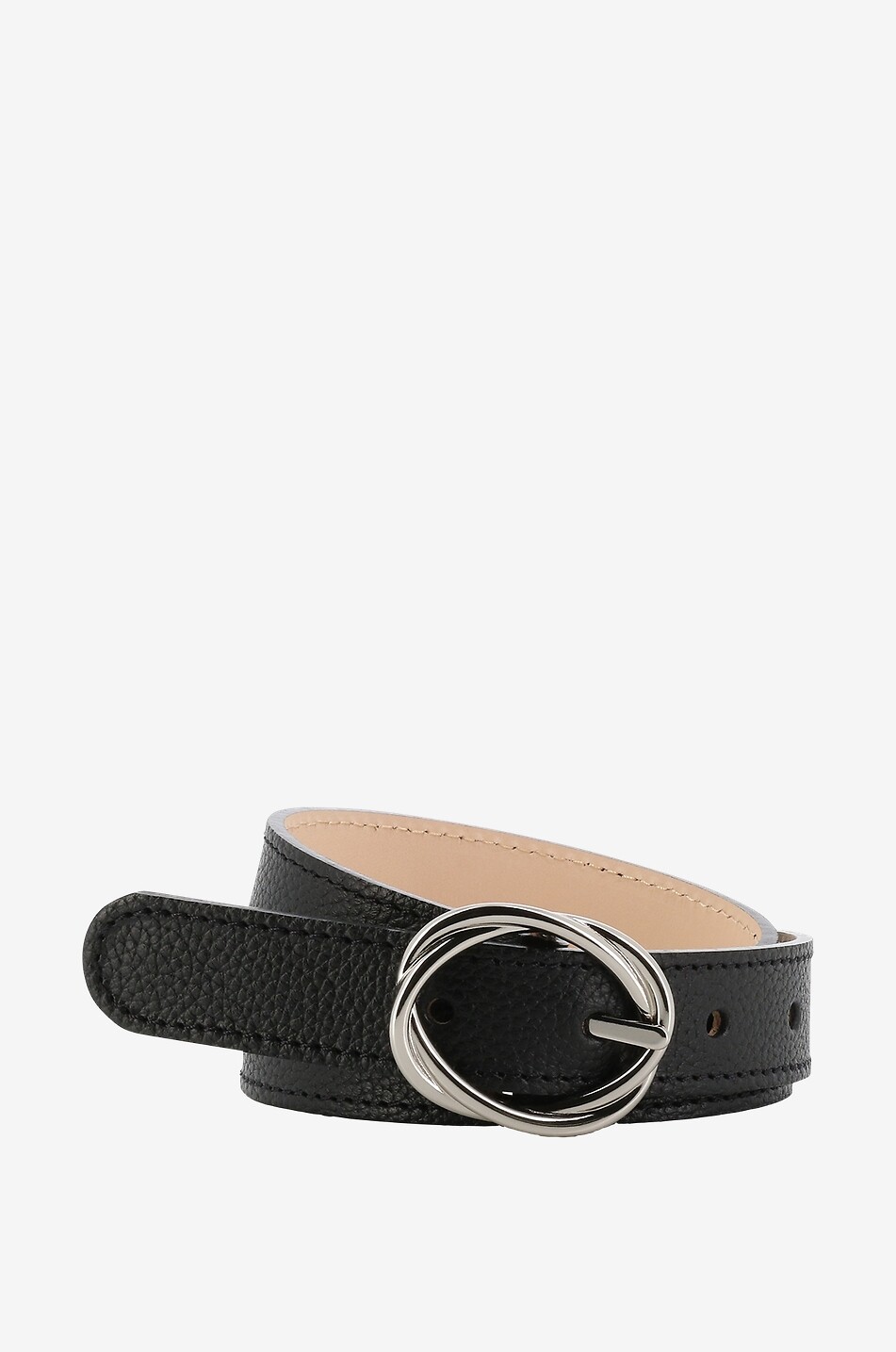 Molly thin star-studded leather belt - 1.5 cm - GOLDEN GOOSE