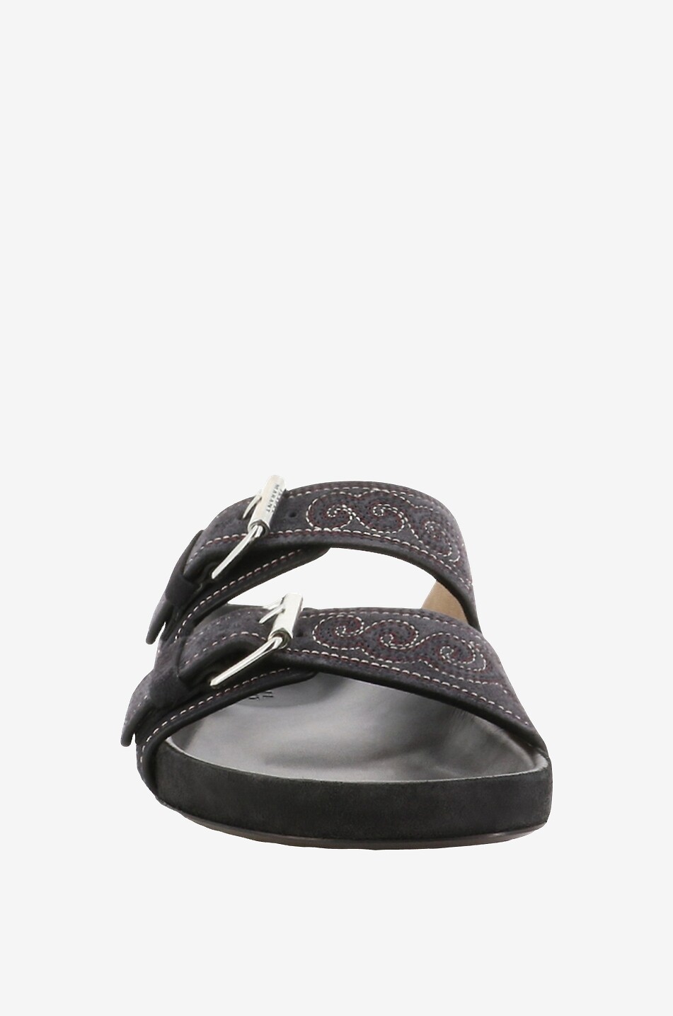 ISABEL MARANT Bestickte Utility-Pantoletten Lennyo Damen SCHWARZ 2