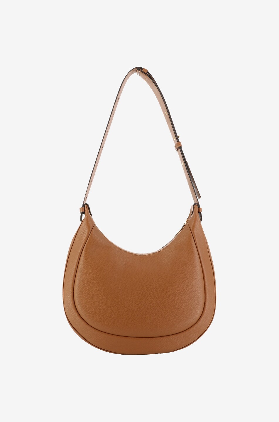 HOGAN Genarbte Hobo-Tasche Hogan-H Mini Damen COGNAC 3