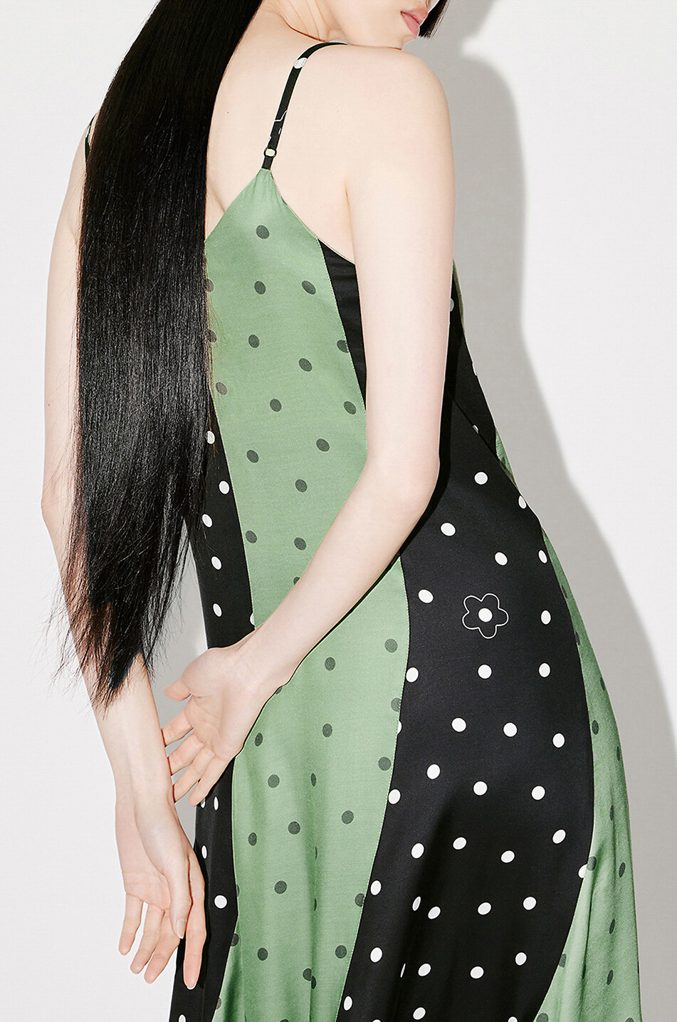 KENZO Robe longue en viscose Flower Spot Femme MULTICOLORE 5