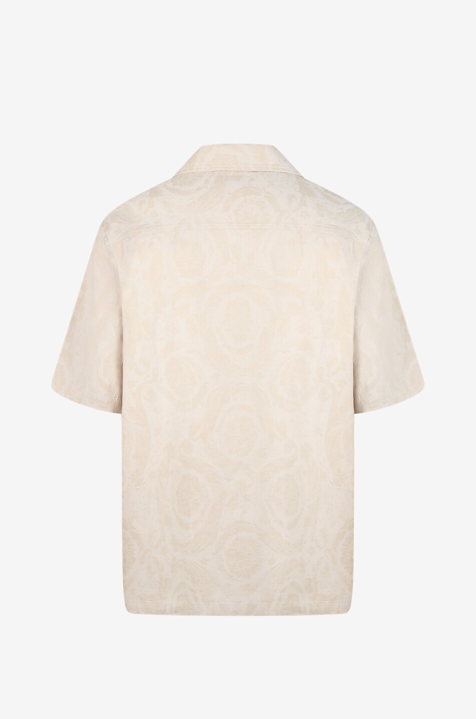 Kurzarmhemd aus Jacquard Barocco Silhouette