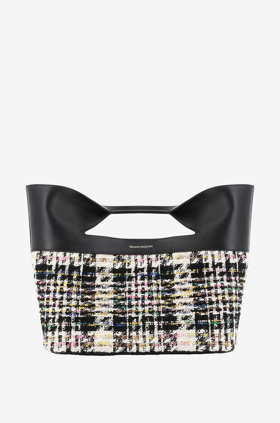 Sac cabas en tweed The Bow Small
