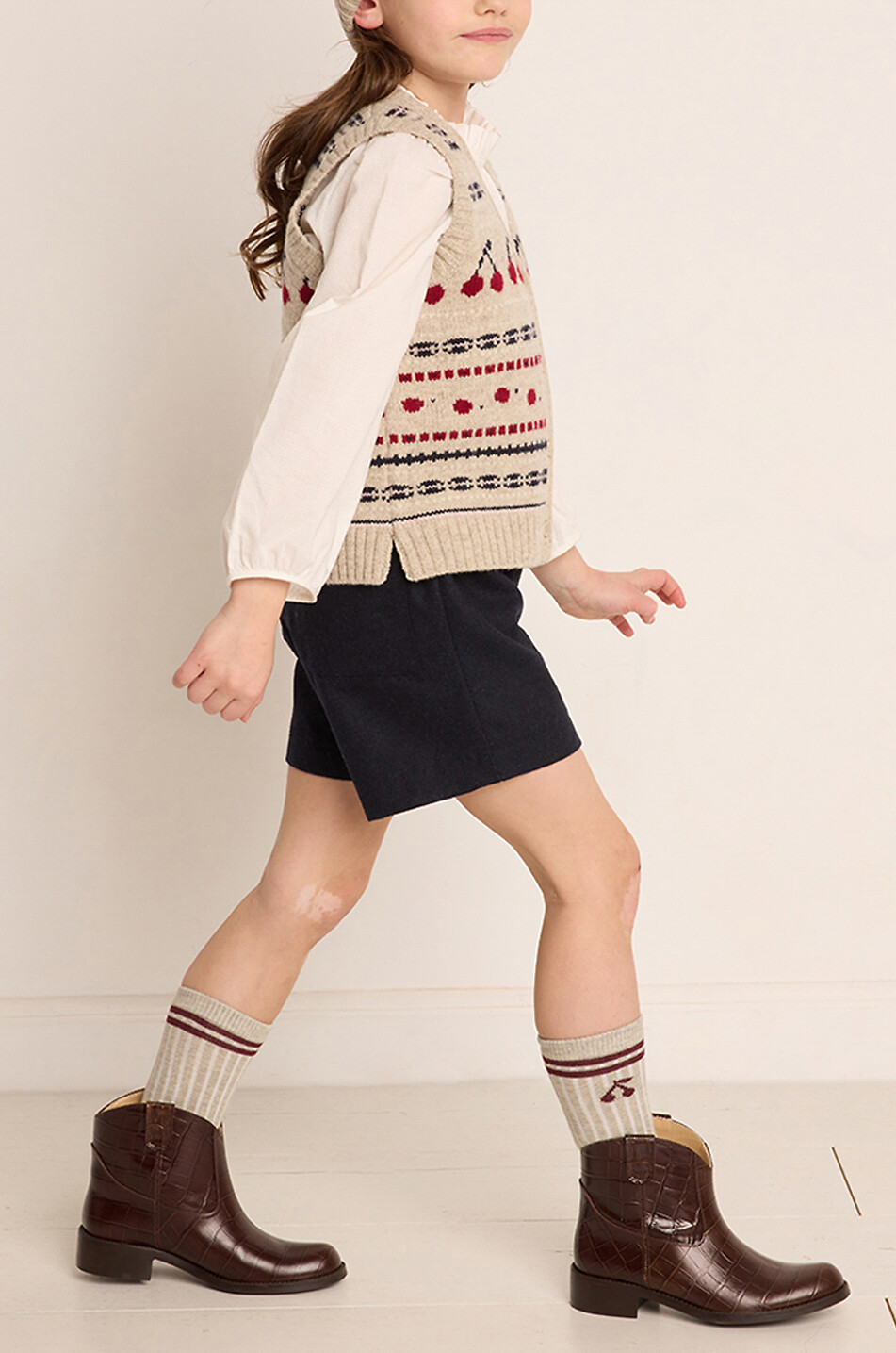 BONPOINT Bonnet fille Brigitte Fille GRIS 3