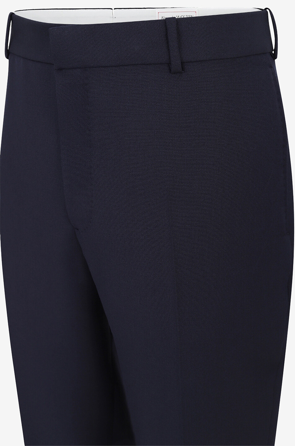 ALEXANDER McQUEEN Slim-Fit-Hose aus Wolle und Mohair Cigarette Herren BLAU 3