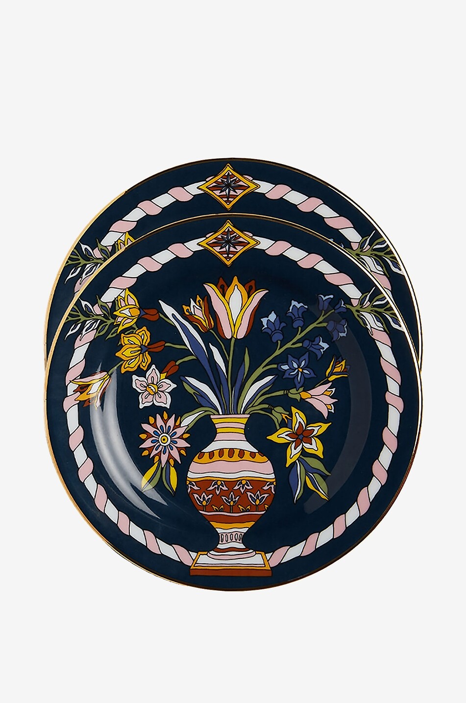 Set of two dessert plates