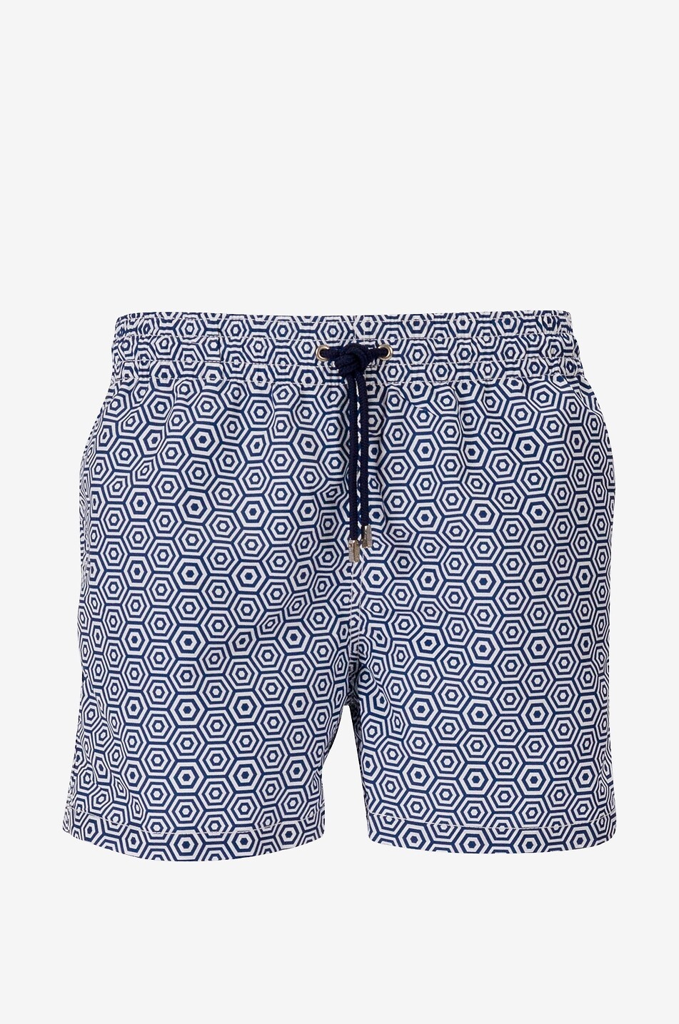 RIVEA Badeshorts mit Fünfeck-Print Saint-Tropez Herren BLAU 1
