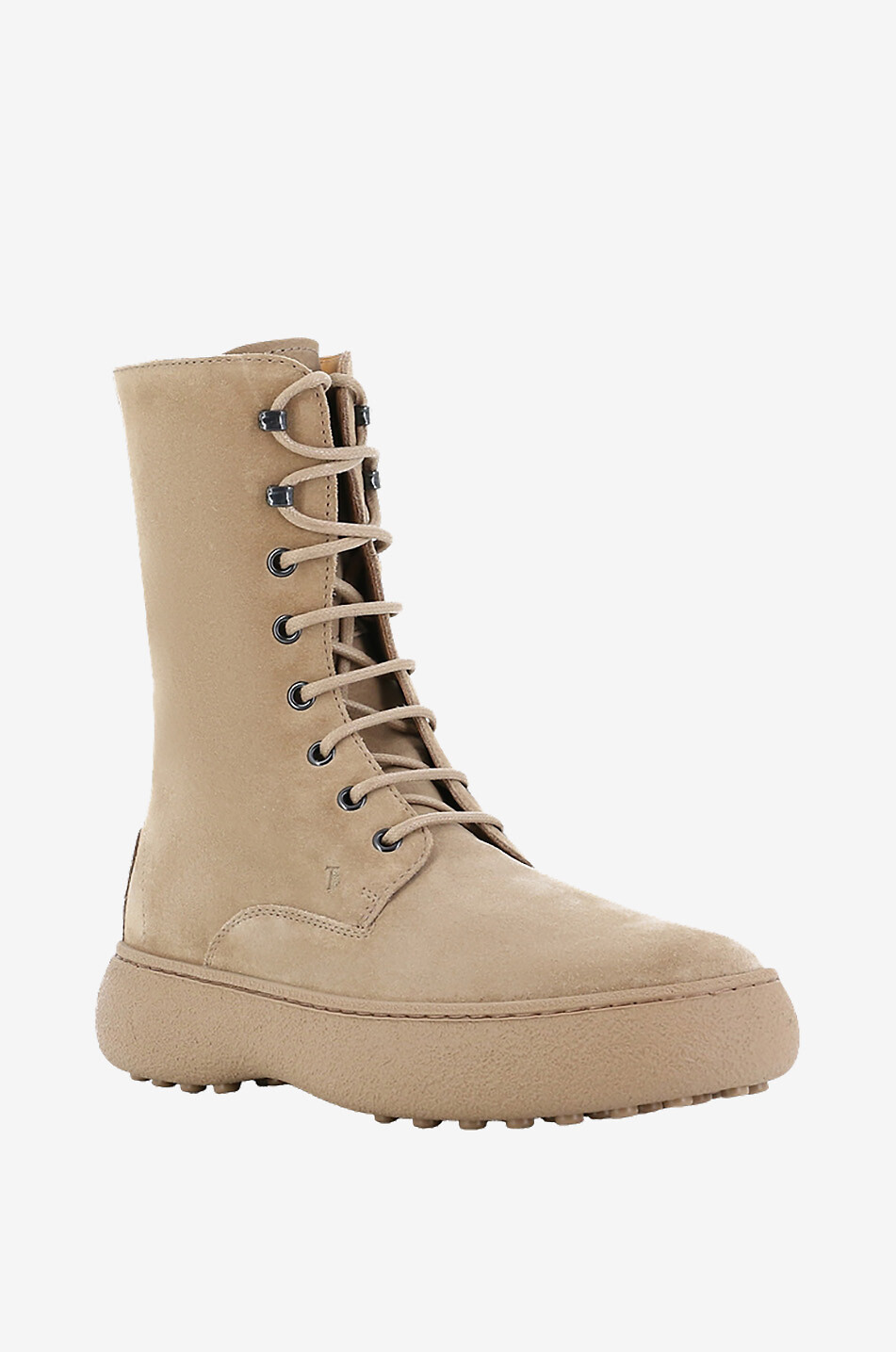 Winter Gommino lace-up ankle boots in suede