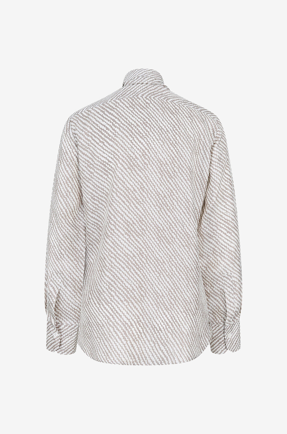 KITON Diagonal gestreiftes Hemd mit Schluppe Damen BUNT 2