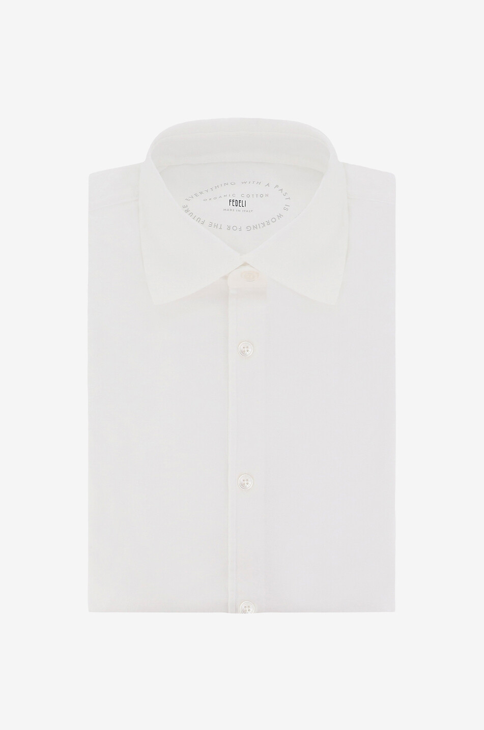 FEDELI Jason jersey long-sleeved shirt Men WHITE 1