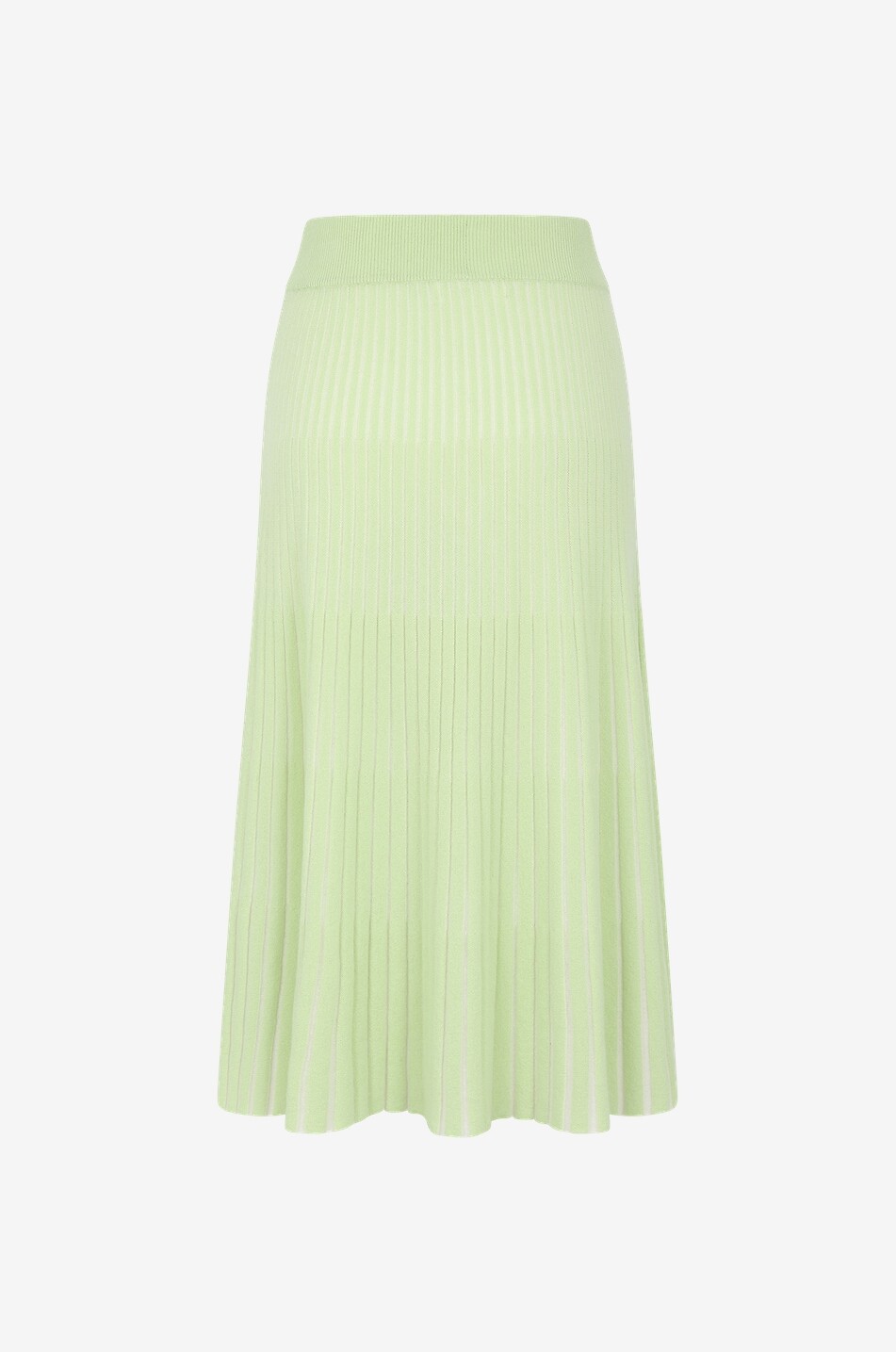 LISA YANG The Tiara Skirt cashmere midi skirt Women LIGHT GREEN 2