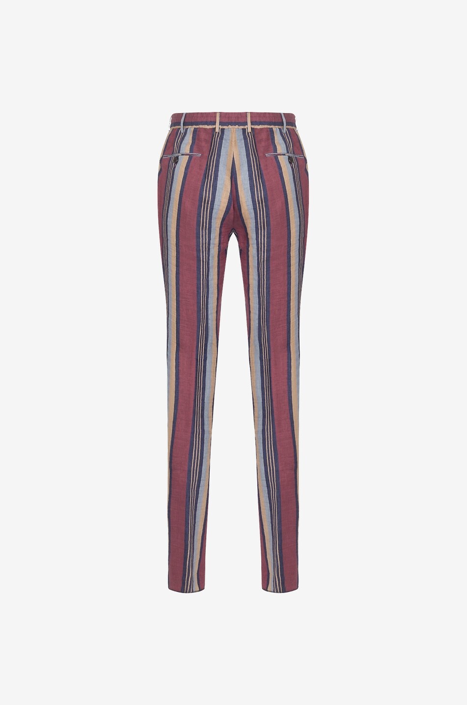 Slim Jogger striped linen slim-fit trousers