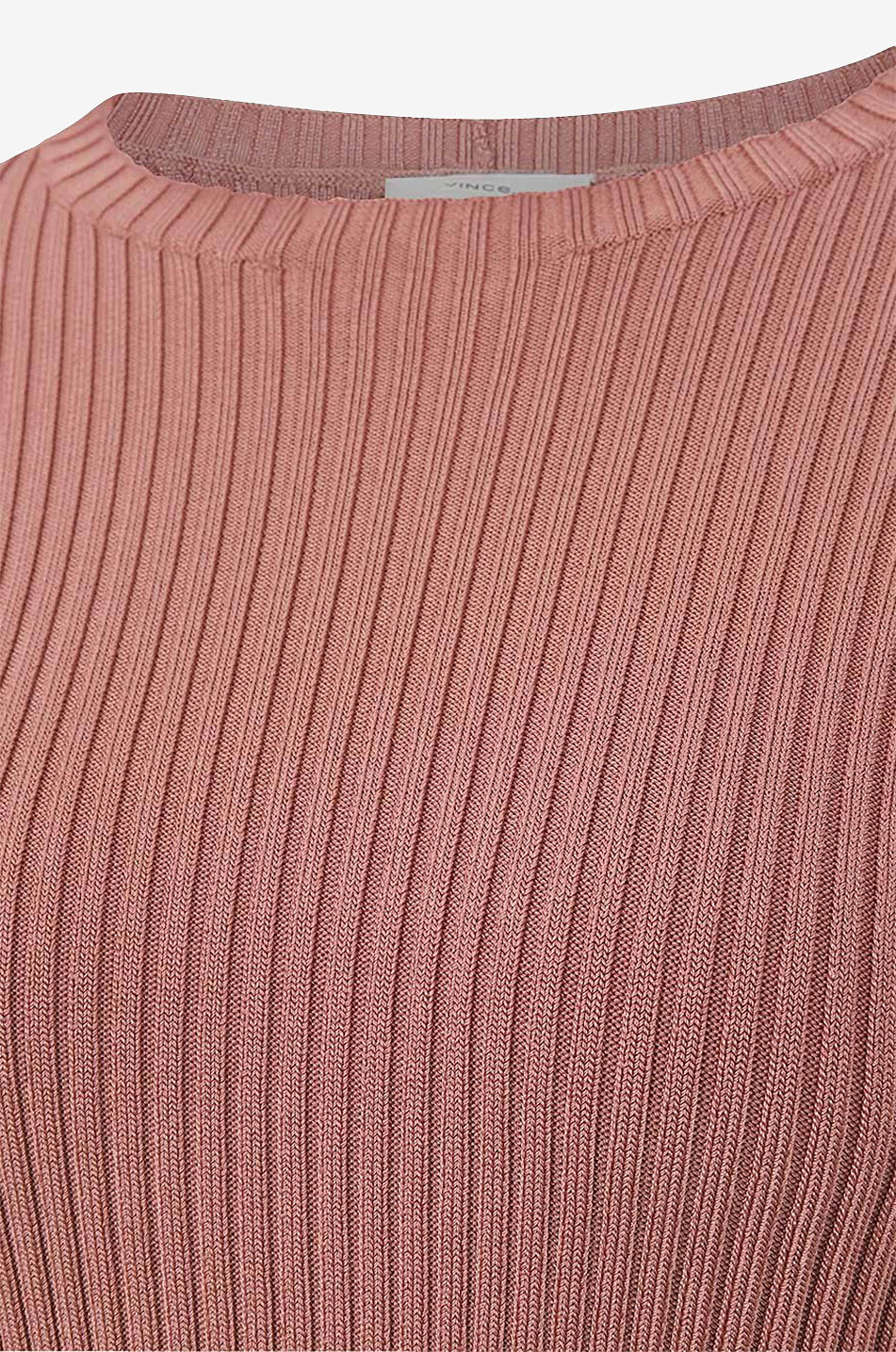 VINCE Pullover mit U-Boot-Ausschnitt Damen ROSA 3