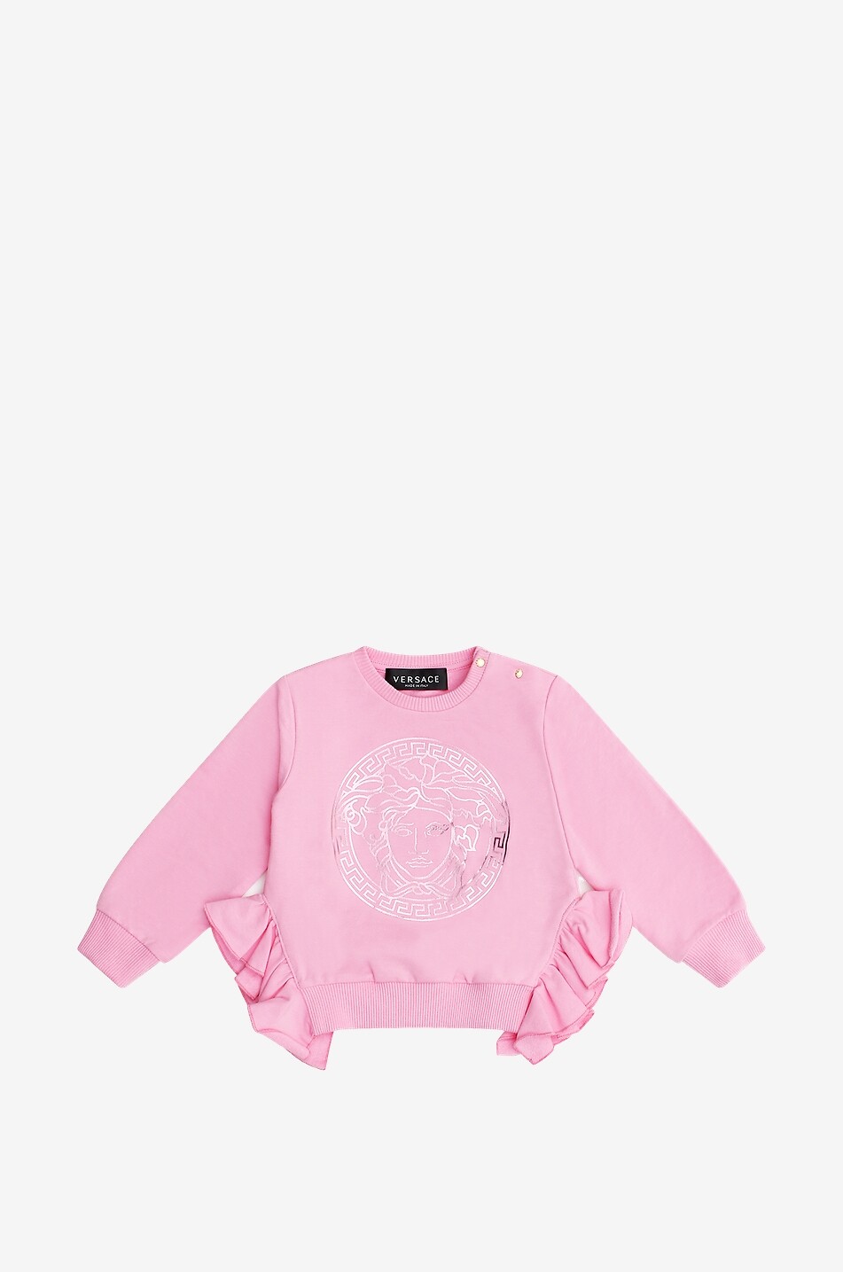 Medusa ruffled baby sweatshirt