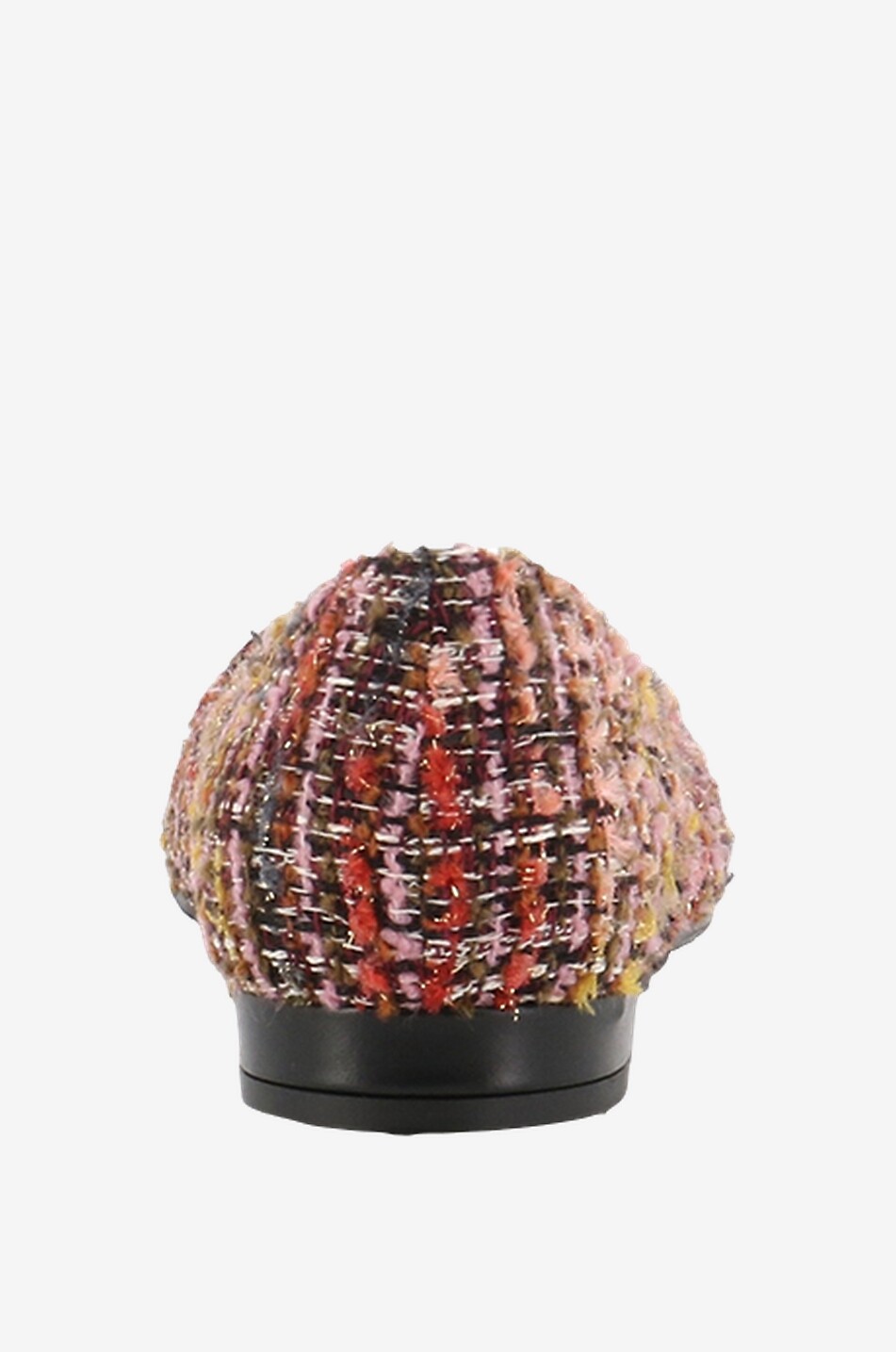 Tweed-Ballerinas mit spitzer Kappe Amaia