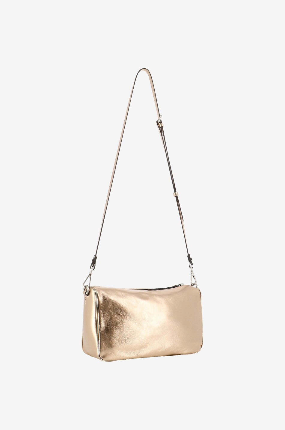 Handtasche aus Metallicleder Brooke