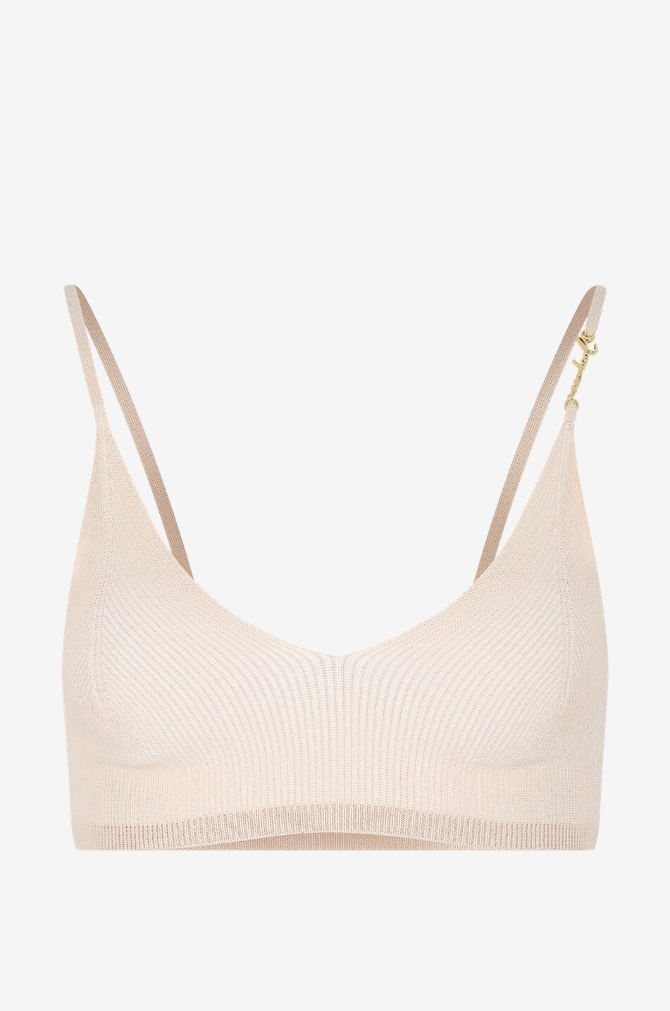 Brassière en maille côtelée Le Bandeau Pralu