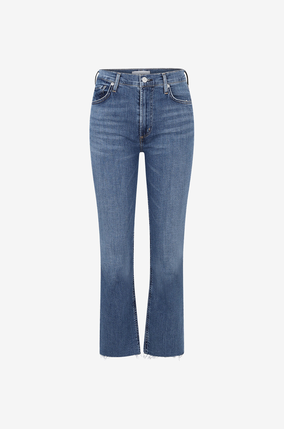 Isola cotton cropped bootcut jeans
