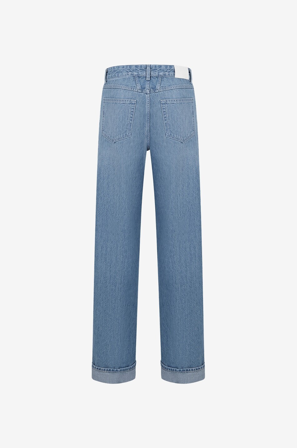 Jean large en coton régénératif et coton recyclé Nikka