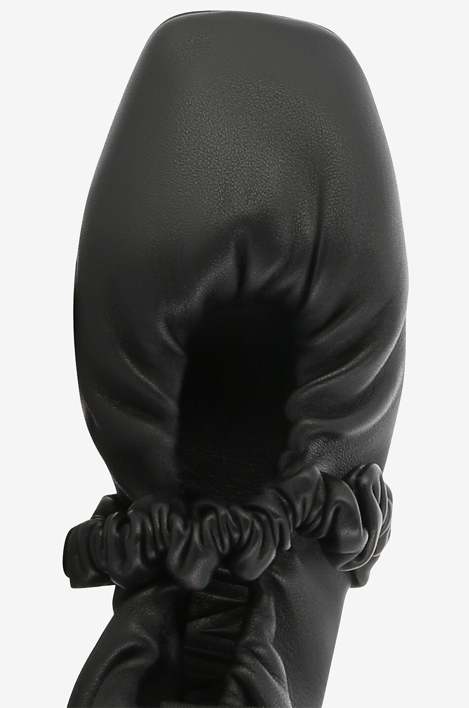 Ballerinas aus weichem Leder Scrunchie