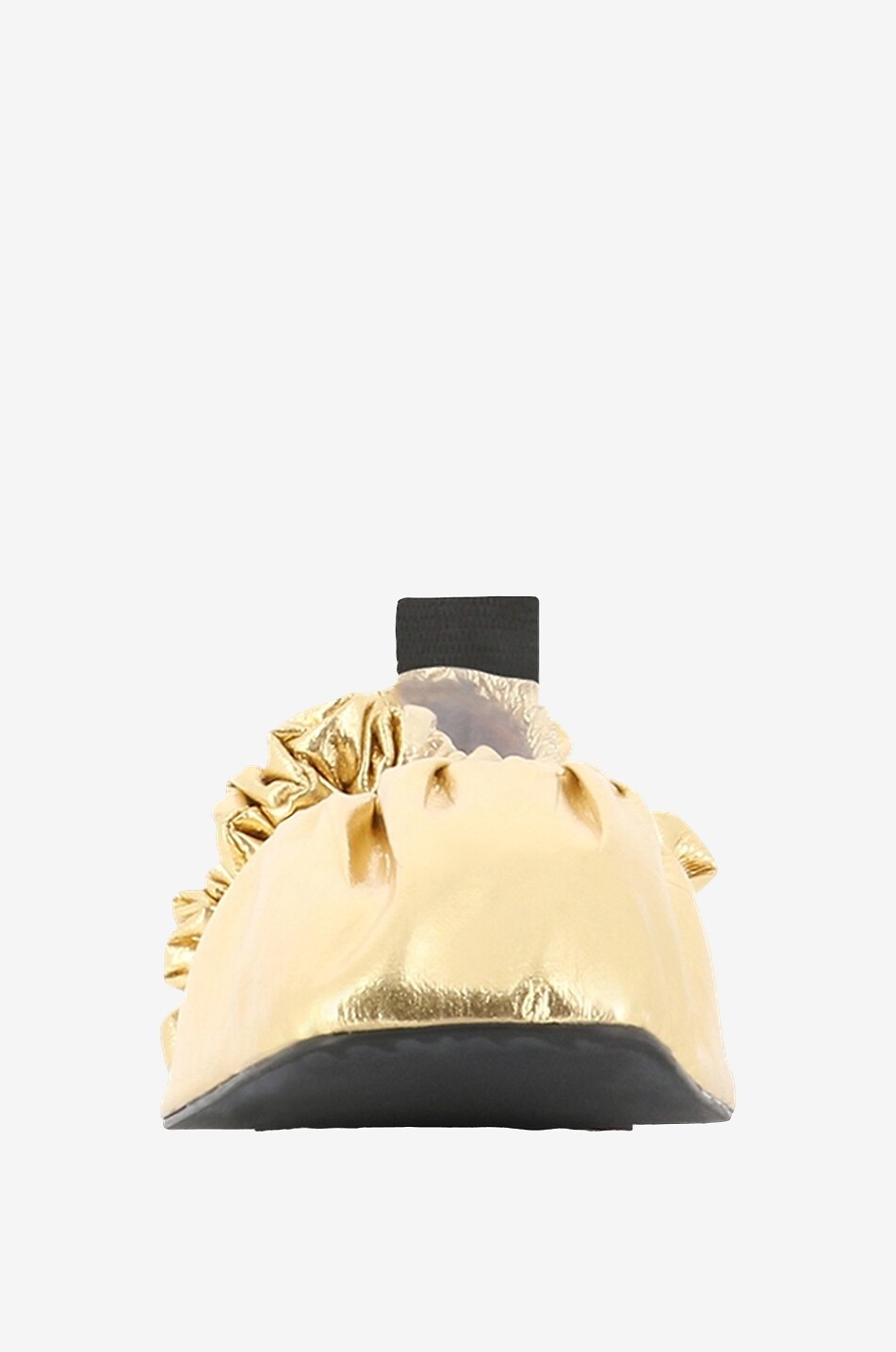 Goldene Stoffballerinas Scrunchie