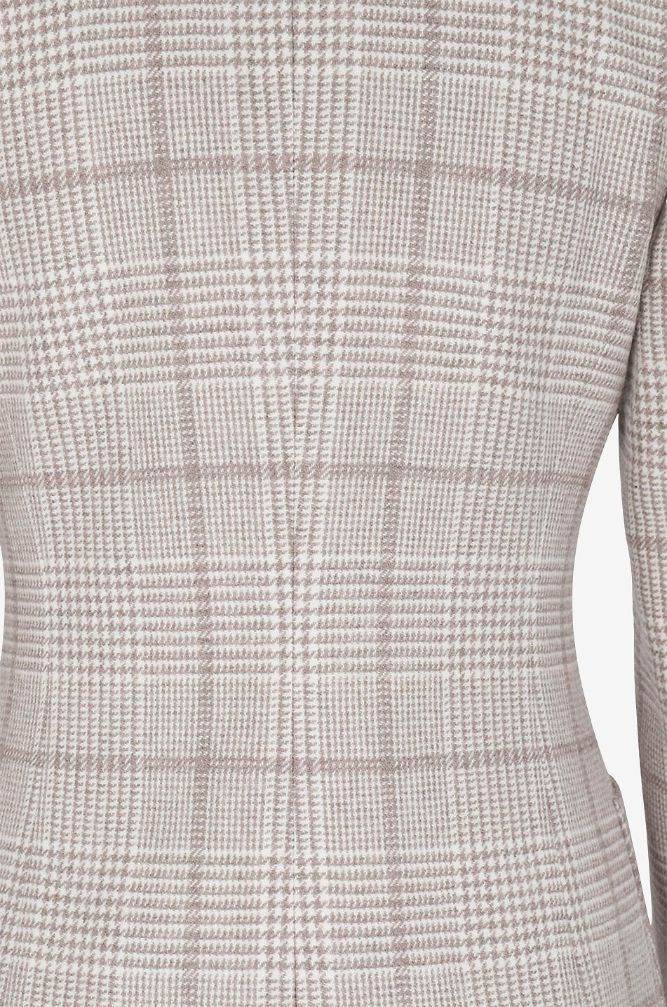 KITON Taillierter zweireihiger Glencheck-Blazer Damen BRAUN 3