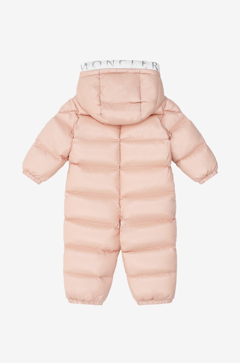 MONCLER Samian quilted baby snow suit Baby LIGHT PINK 2