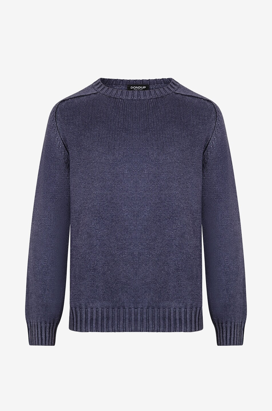 Vintage effect crewneck jumper