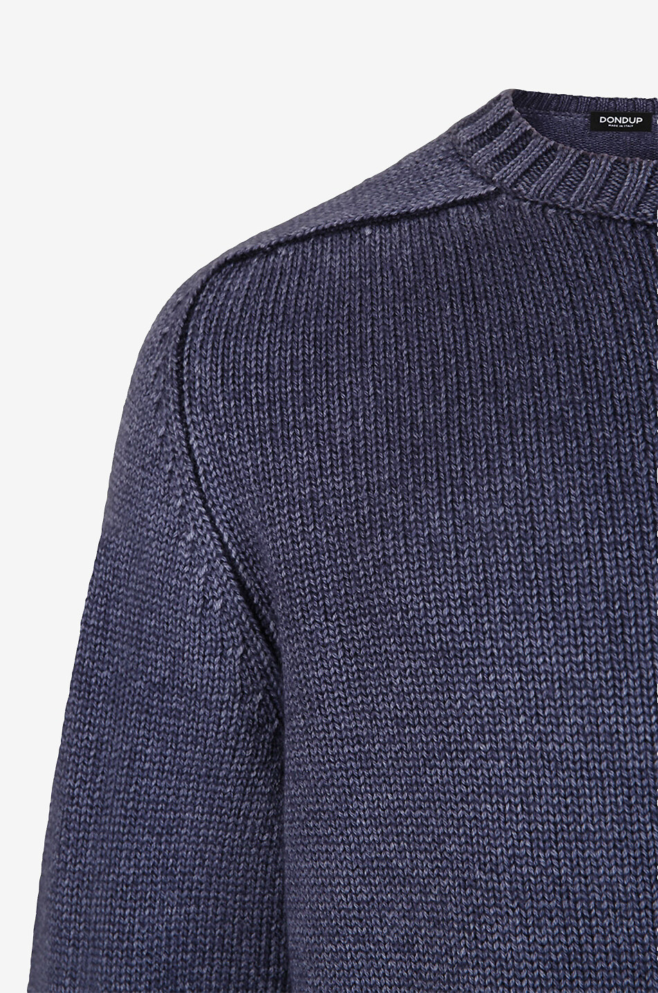 Vintage effect crewneck jumper