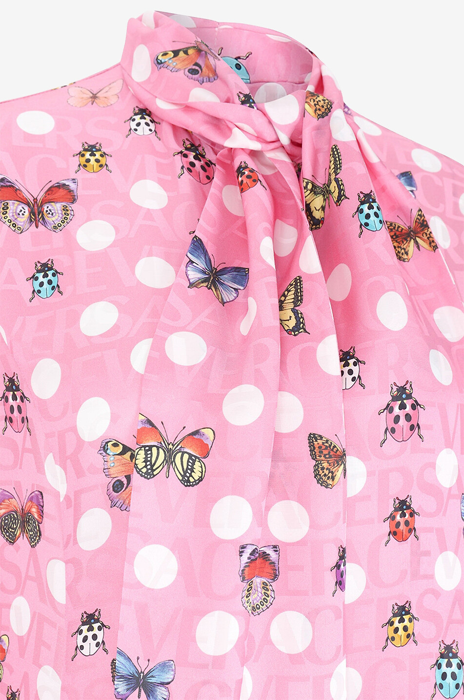 Robe chemise courte asymétrique Butterflies