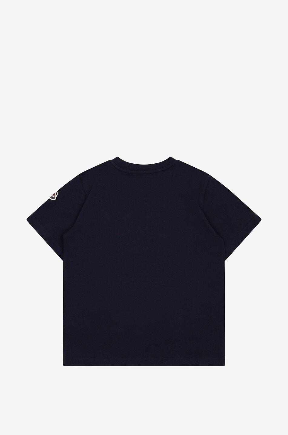 MONCLER Logo adorned faded boy's T-shirt Boy BLUE 2