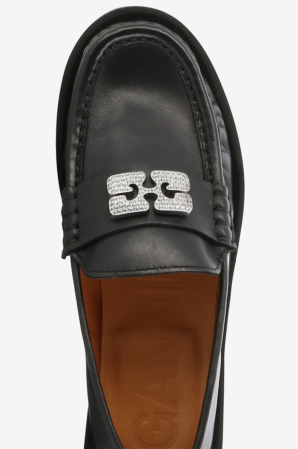 Mocassins brossées Butterfly Strass