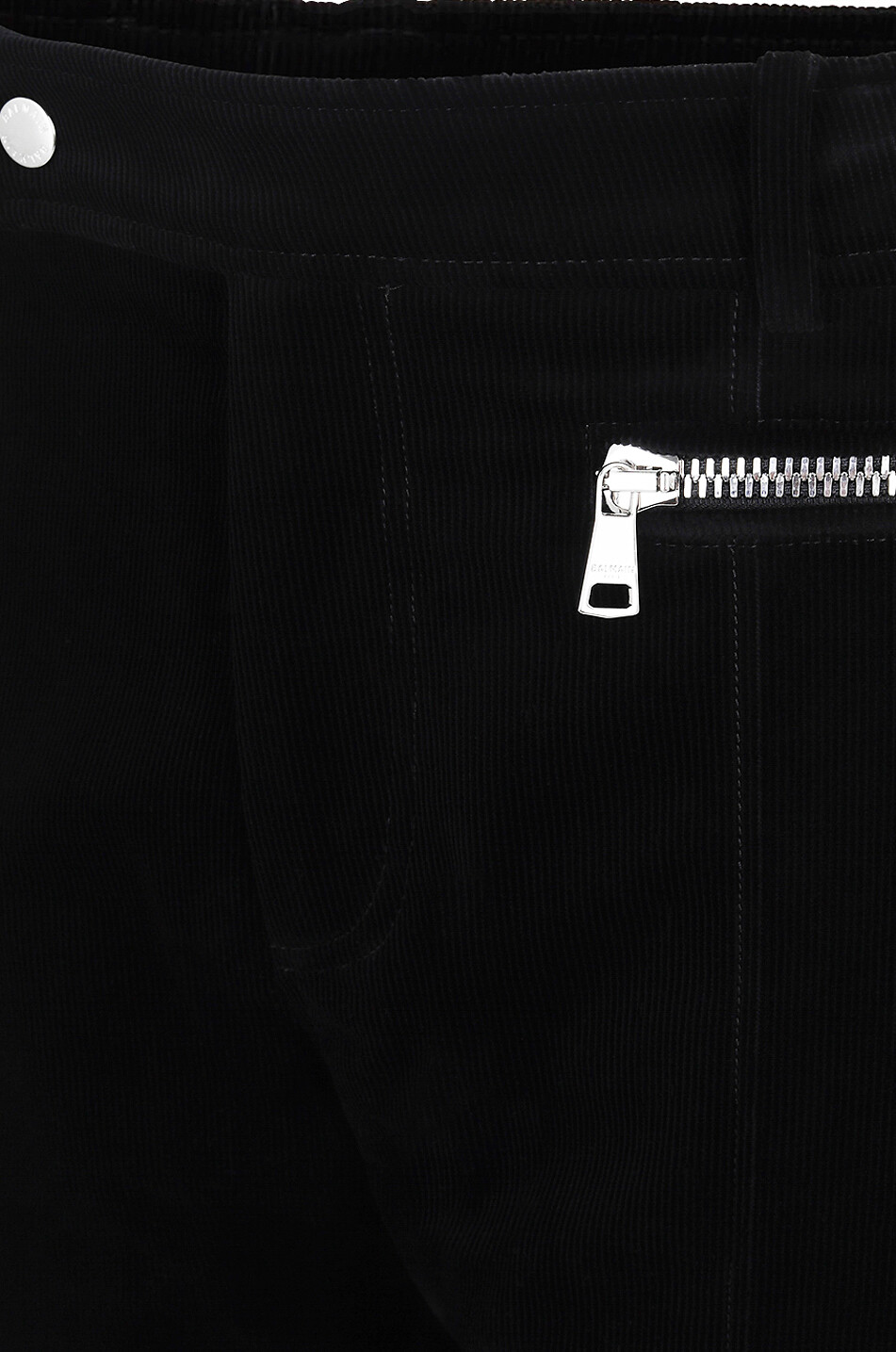 BALMAIN Karottenhose aus Cordsamt Herren SCHWARZ 3