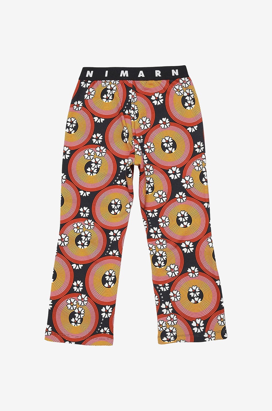 Pantalon évasé fille en molleton Flowers & Circles