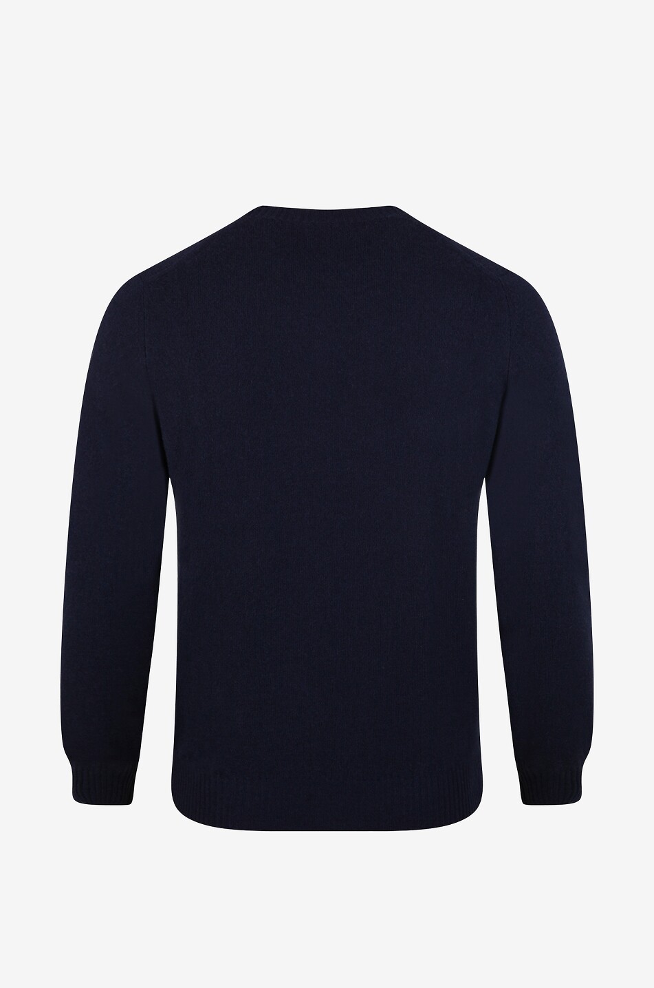 FEDELI Pull à col rond en cachemire Argentina Persia Homme BLEU FONCE 2