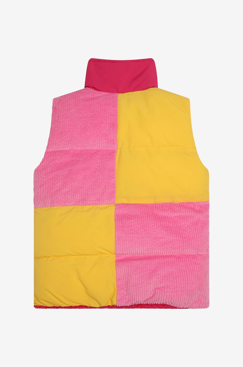 Colour Block girls' cotton down vest