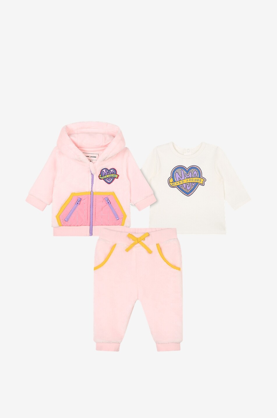 MARC JACOBS Ensemble de jogging en coton bébé Bébé ROSE 1
