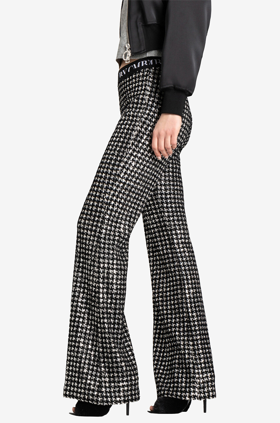 CAMBIO Francis houndstooth check trousers Women MULTI COLOURED 3