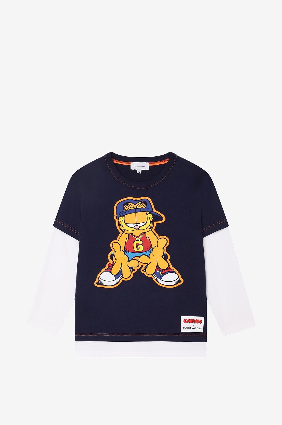 T-shirt à manches longues en coton garçon Garfield