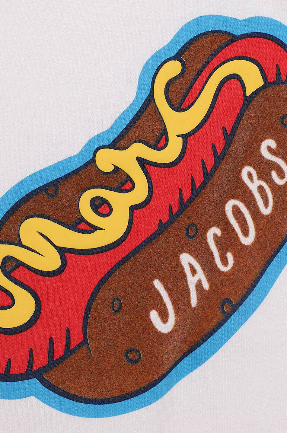 MARC JACOBS T-shirt à manches longues en coton garçon Hot Dog Garçon BLANC 4