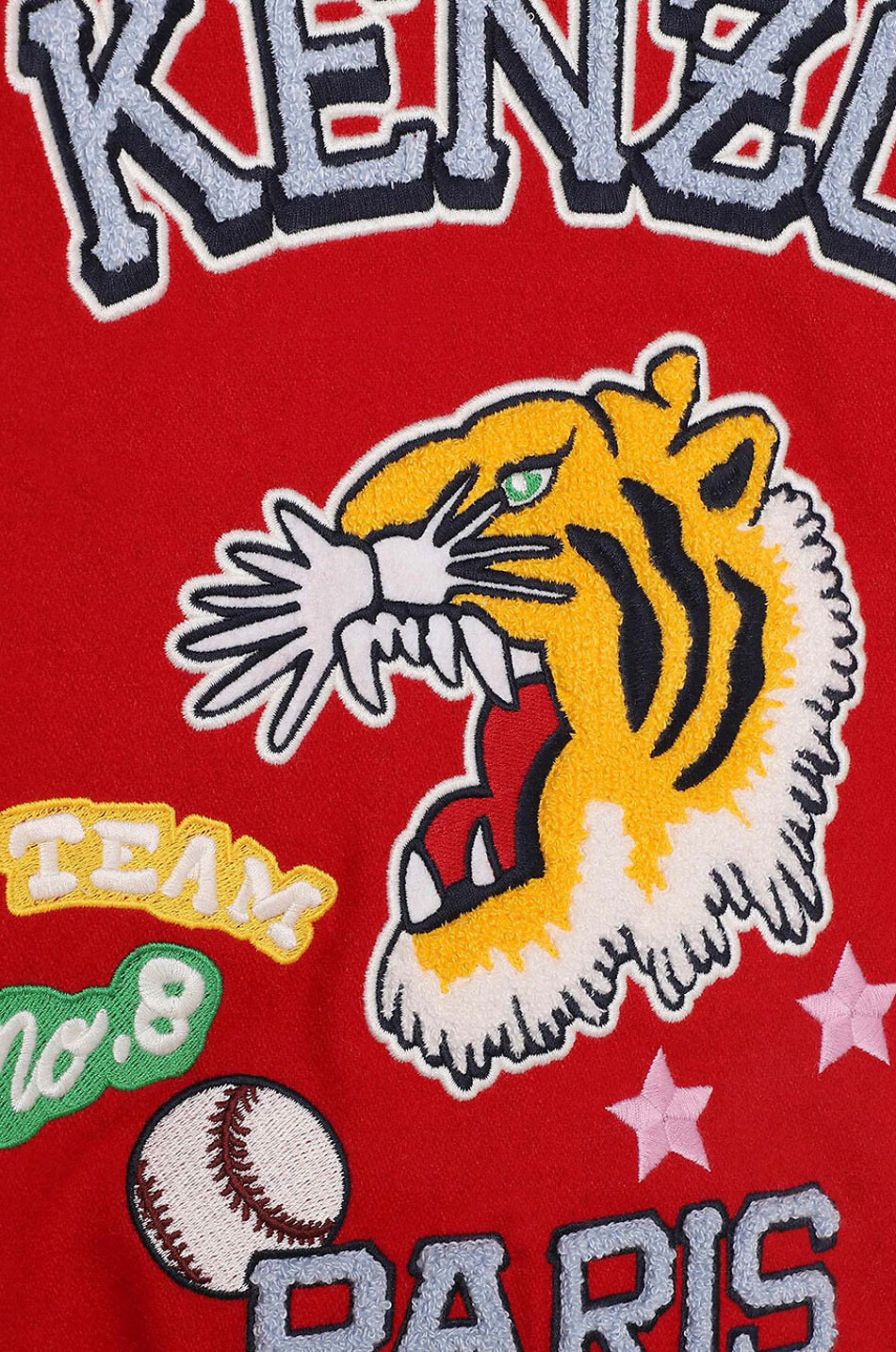 Kenzo Club 1990 girls' wool varsity jacket