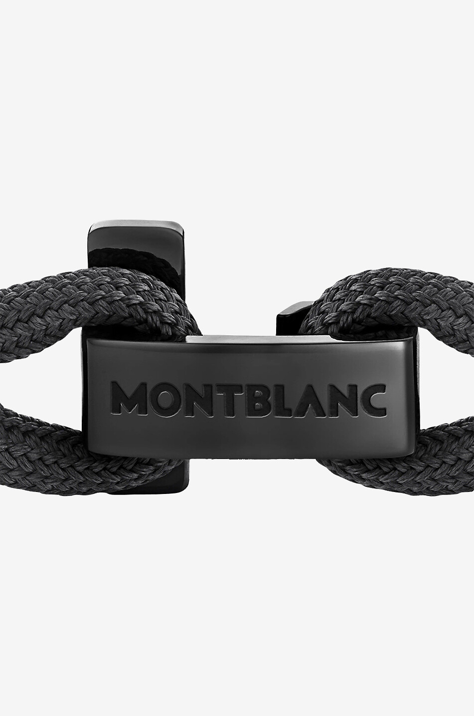 Bracelet en nylon tressé et acier Montblanc T-Hook - Taille S