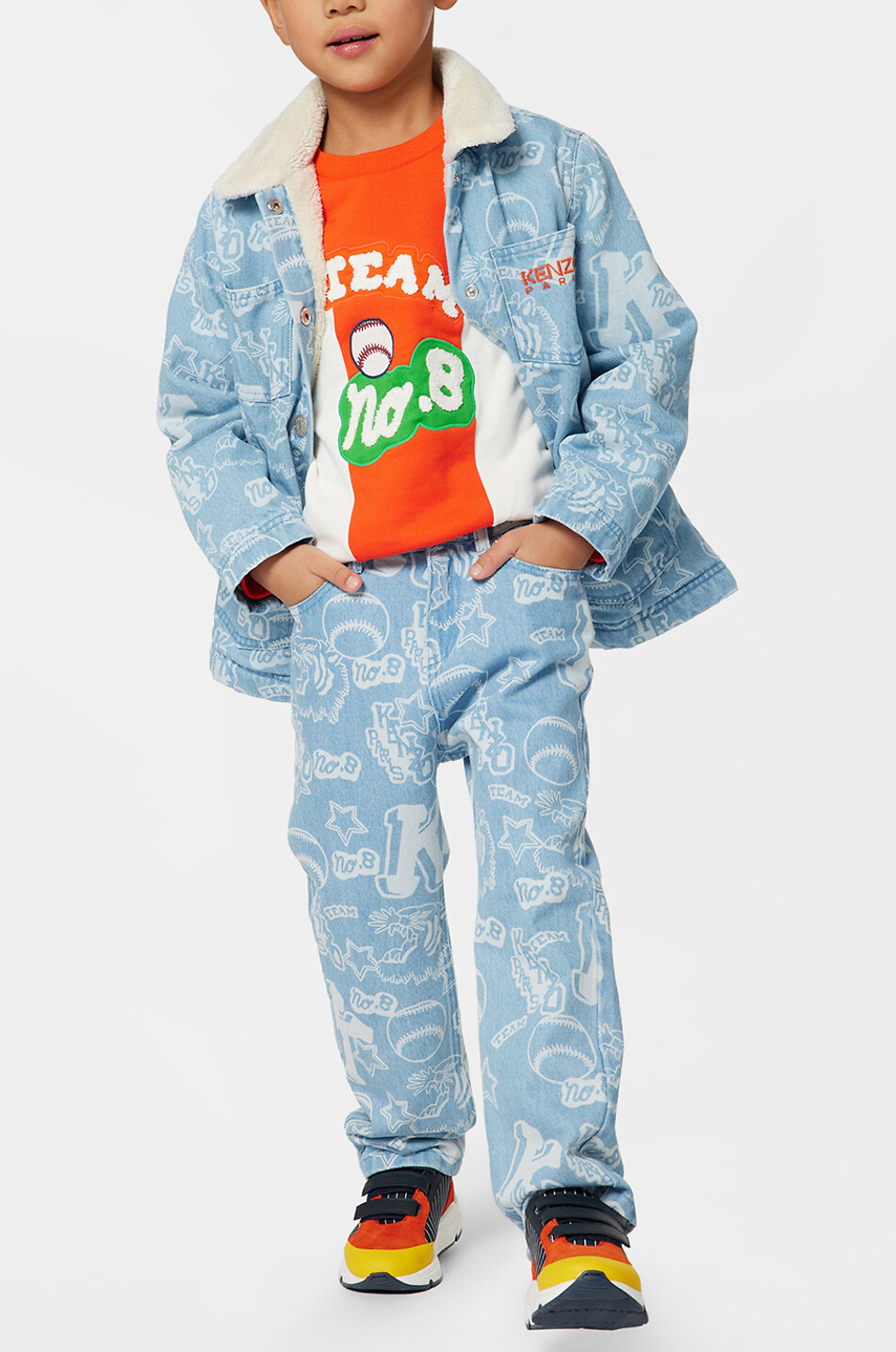 Jean en coton bébé Kenzo Club