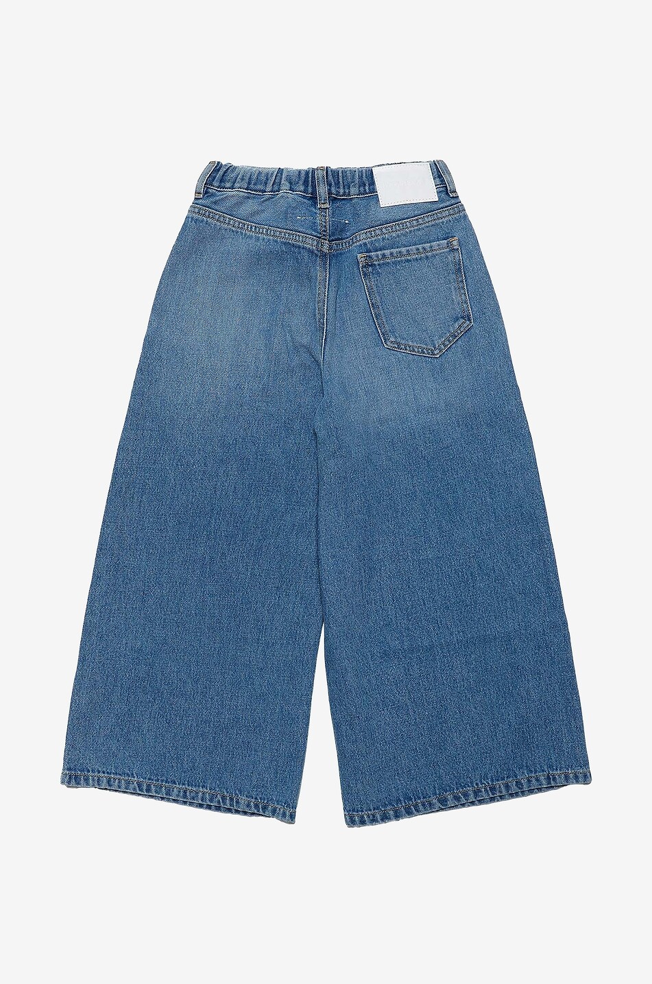 Girl's faded denim culottes
