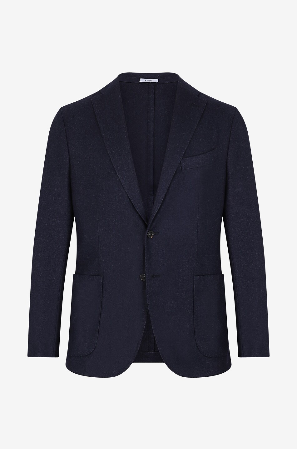 BOGLIOLI K.Jacket supple felted wool blazer Men MEDIUM BLUE 1