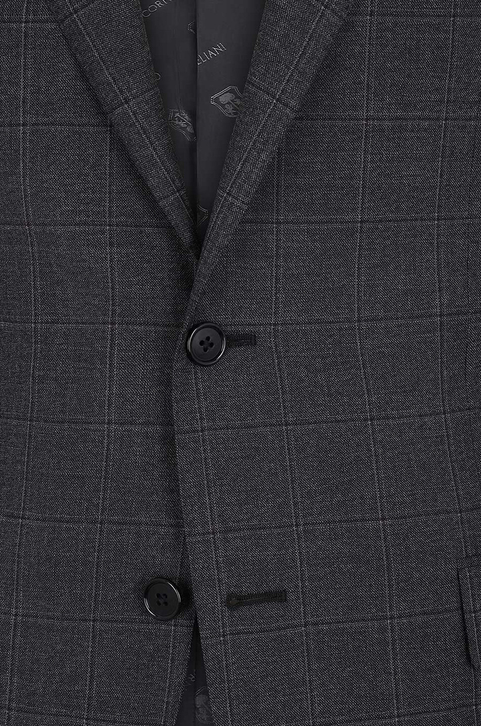 Academy 7R checked wool suit